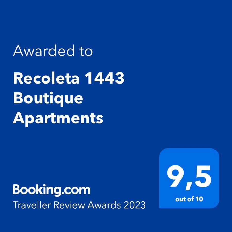 Recoleta 1443 Boutique Apartments 布宜诺斯艾利斯 外观 照片